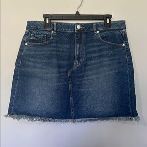 NWT women’s LOFT Dark Blue Denim Skirt size 12
